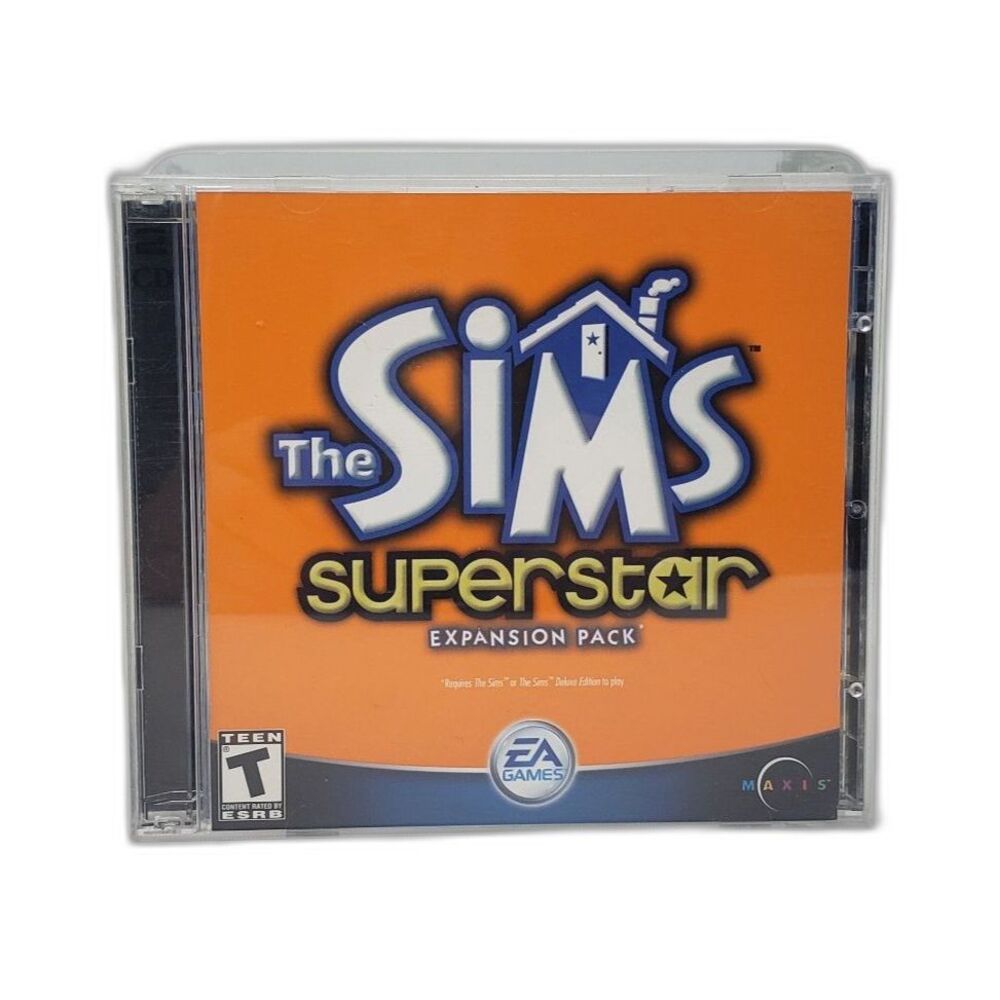 The Sims: Superstar Expansion Pack 2 Disc PC CD-ROM Game